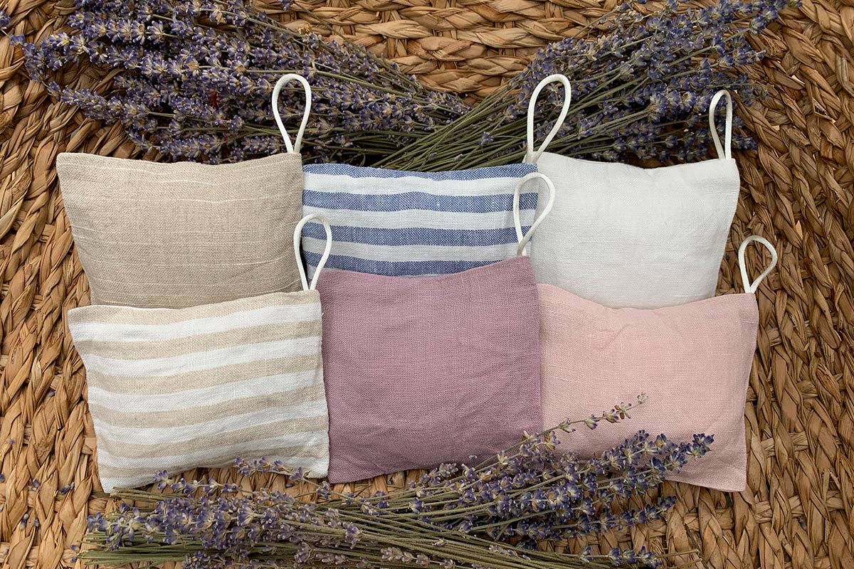 Lavender Linen Garment Pouch